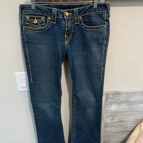 SPECIAL TRUE RELIGION JEANS SIZE 30 WITH BLING! - Picture 1 of 3